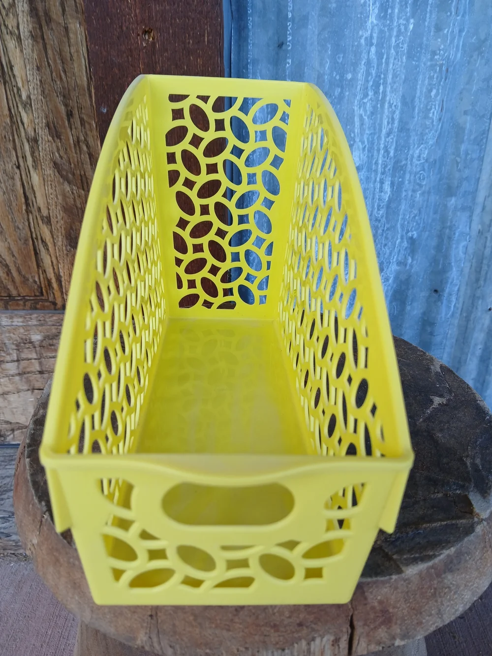 Yellow Decorative Storage Bins - Set of 4 - Picture 2 of 5